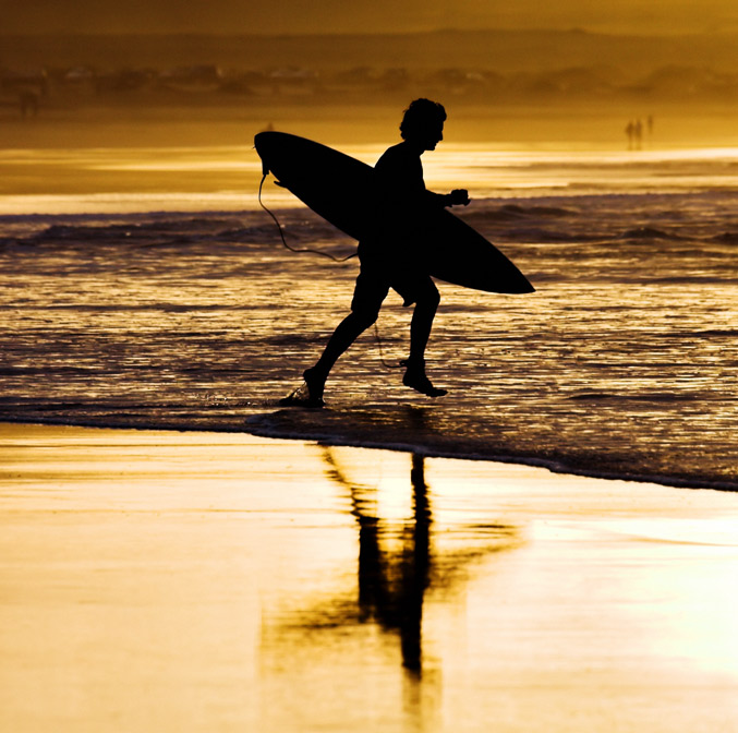 La plage Famara à Lanzarote 